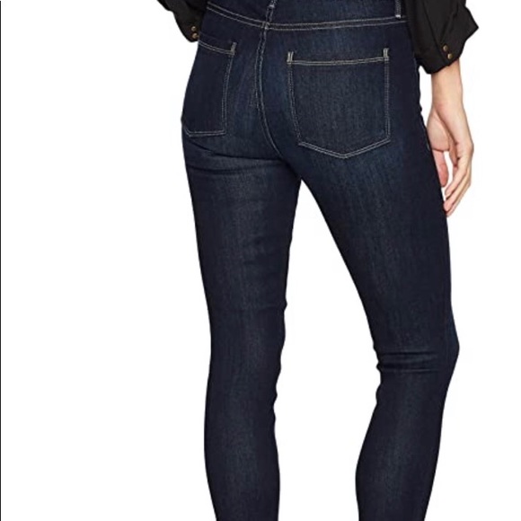 Parker Smith Skinny Shale / Dark Blue Denim Jeans - Picture 3 of 6